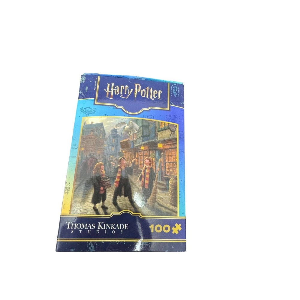 Thomas Kinkade Harry Potter Diagon Alley 100 Piece Jigsaw Puzzle Ceaco CEA4011